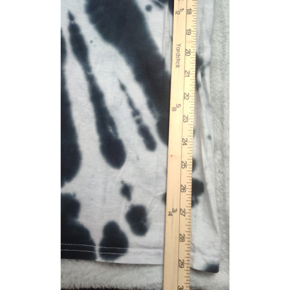 AC DC Back in Black Tie Dye Unisex Heavy Metal T Shirt XL Black Tie Dye Rock - Picture 8 of 10